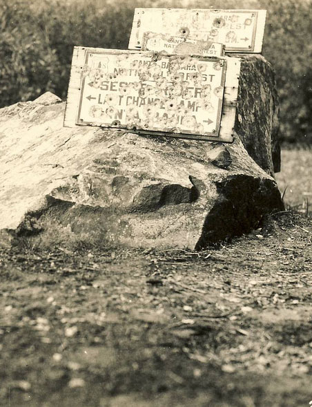 Old School Signage: Santa Paula Canyon