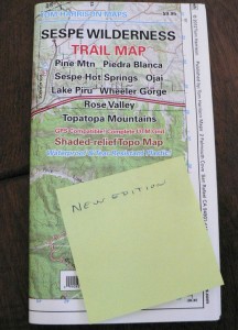 Sespe Wilderness Trail Map